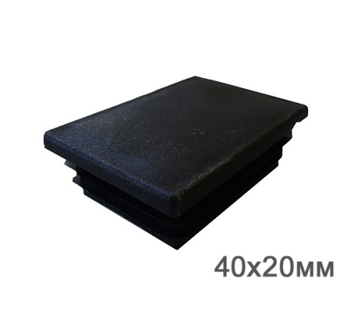 Купить Заглушка пластиковая для трубы 40х20